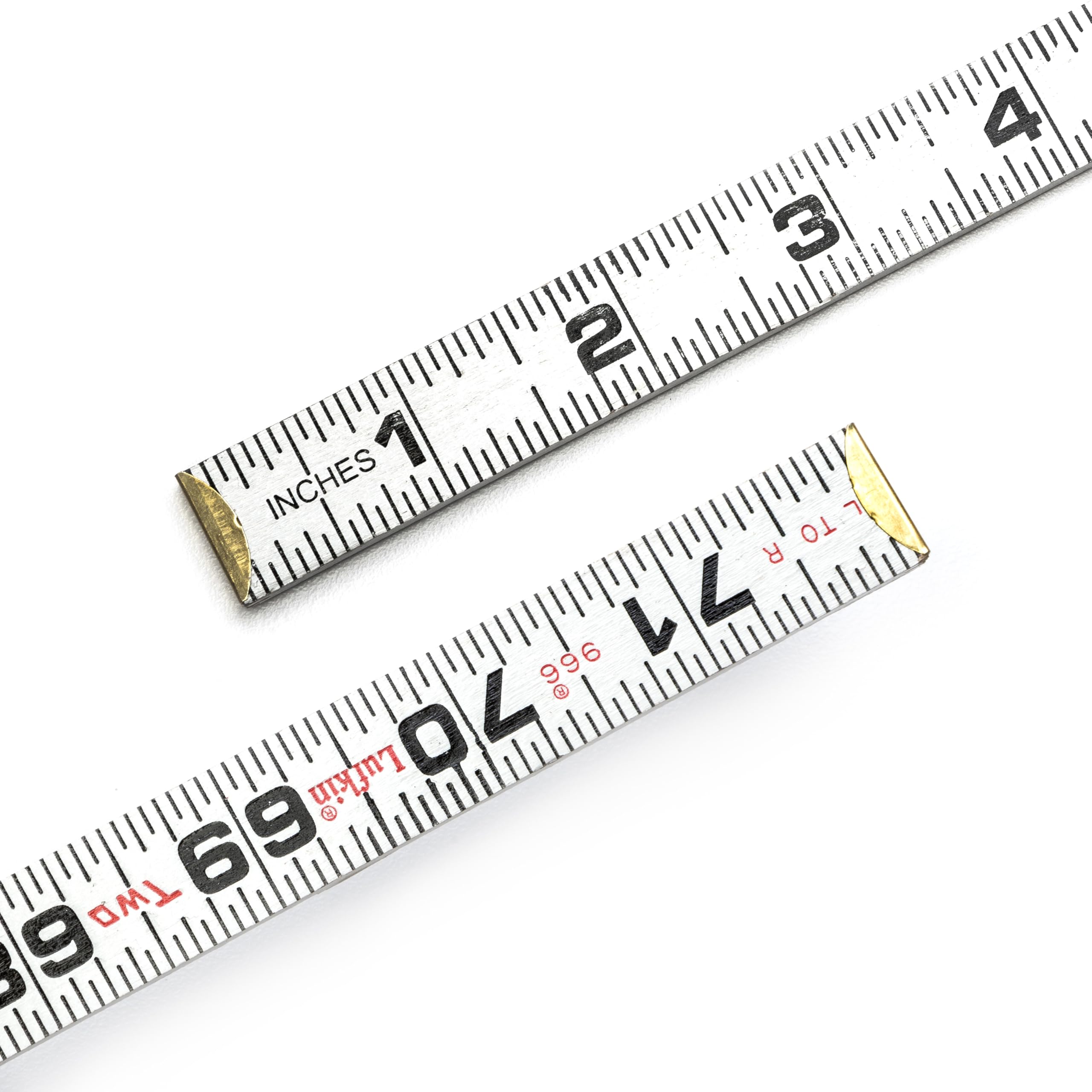 Crescent Lufkin 5/8" x 6' Red End® Two Way® Wood Rule - 966N - Image 3