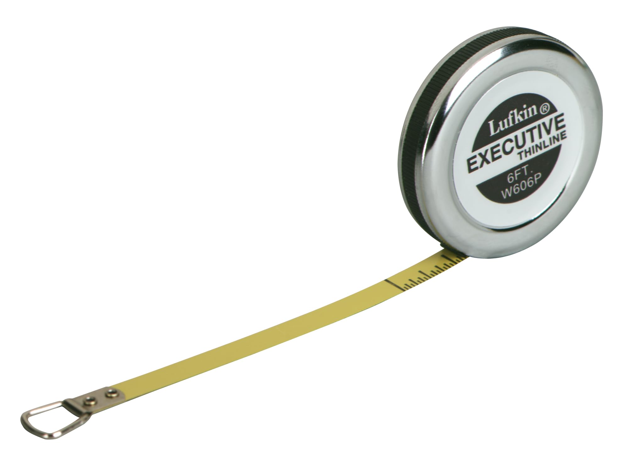 Crescent Lufkin 6mm x 2m Executive Diameter Yellow Clad A20 Blade Pocket Tape Measure - W606PM - Image 2