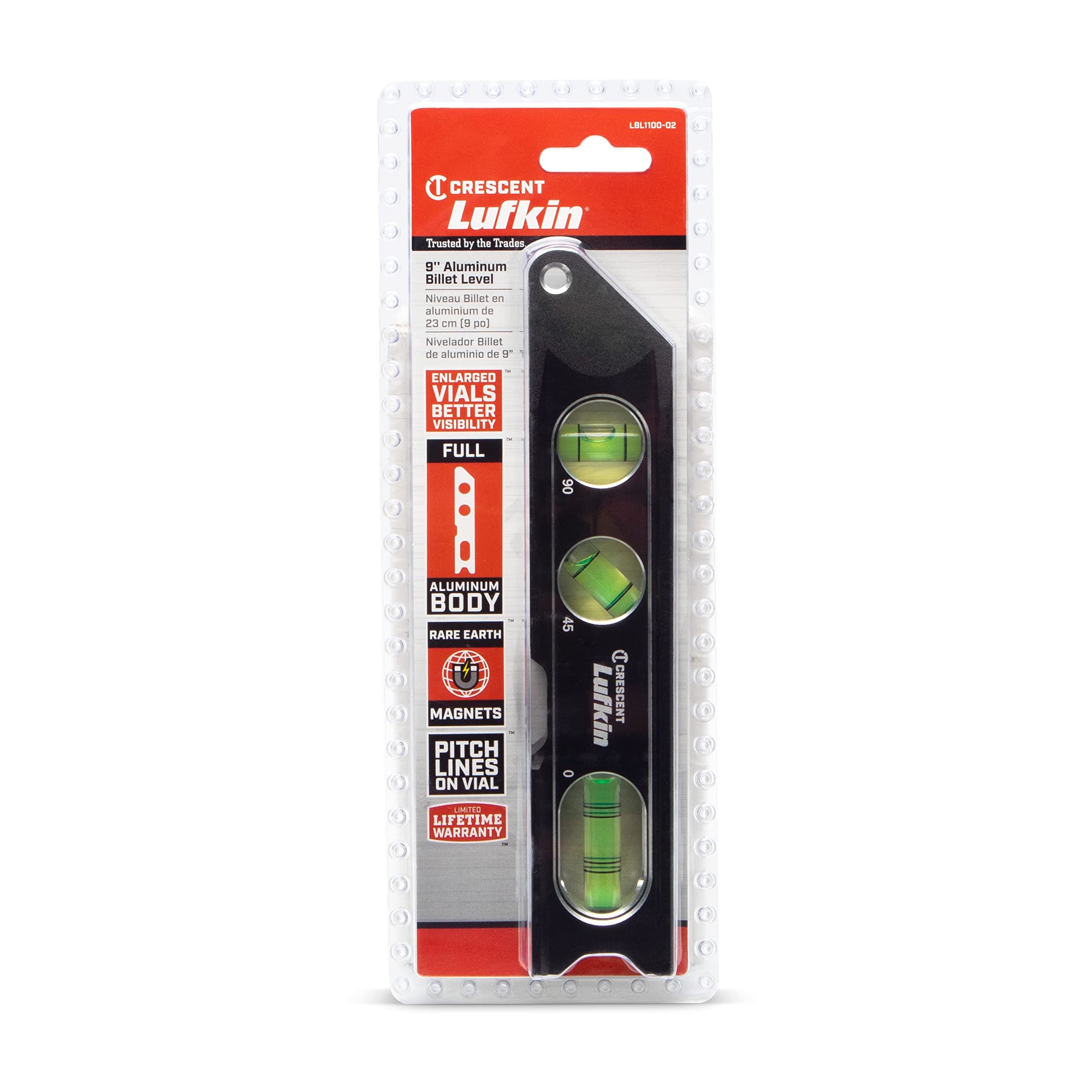 Crescent Lufkin Aluminum Billet Level - LBL1100-02 - Image 11