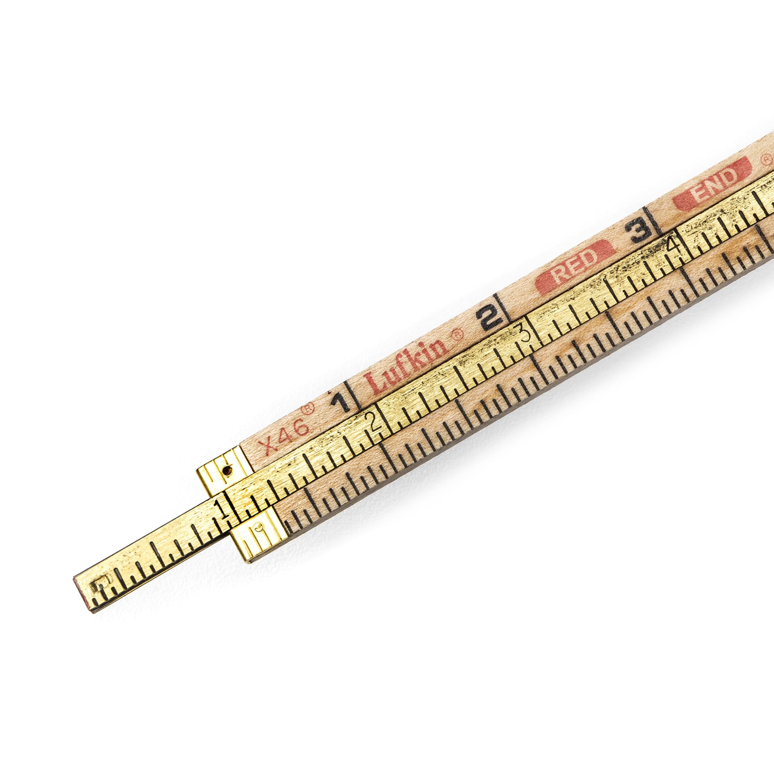 Crescent Lufkin Red End Folding Wood Rule, 6-Inch - TX46N - Image 4