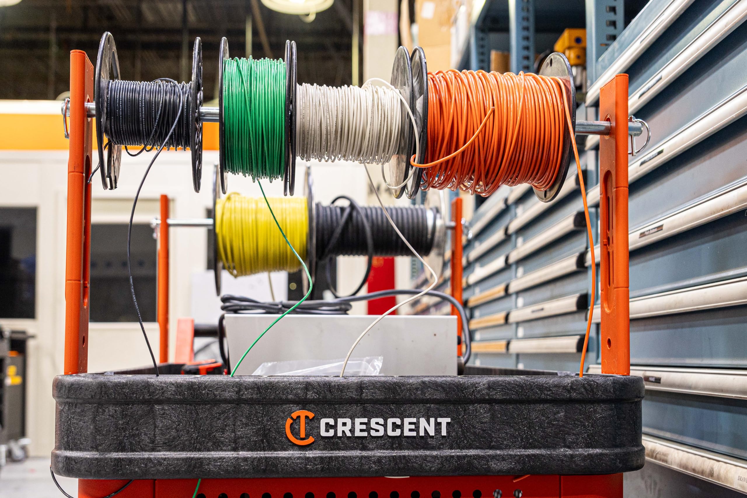 Crescent RAILWORKS Electrician's Corner Posts for Industrial Utility Cart | IUCRCPCRM - Image 3