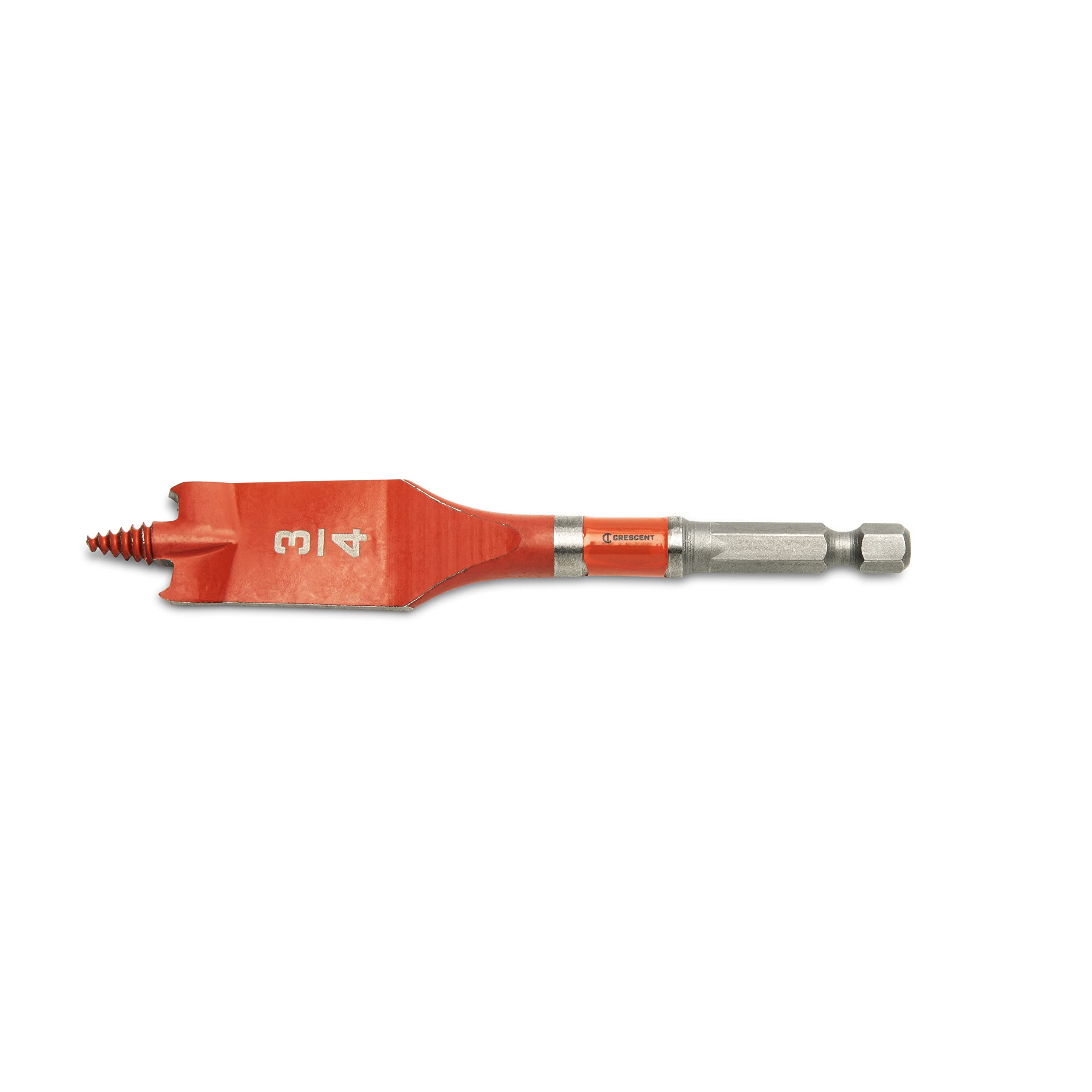 Crescent Screw Point Spade Drill Bit | 4" x 3/4" | CDSP-437 - Image 2