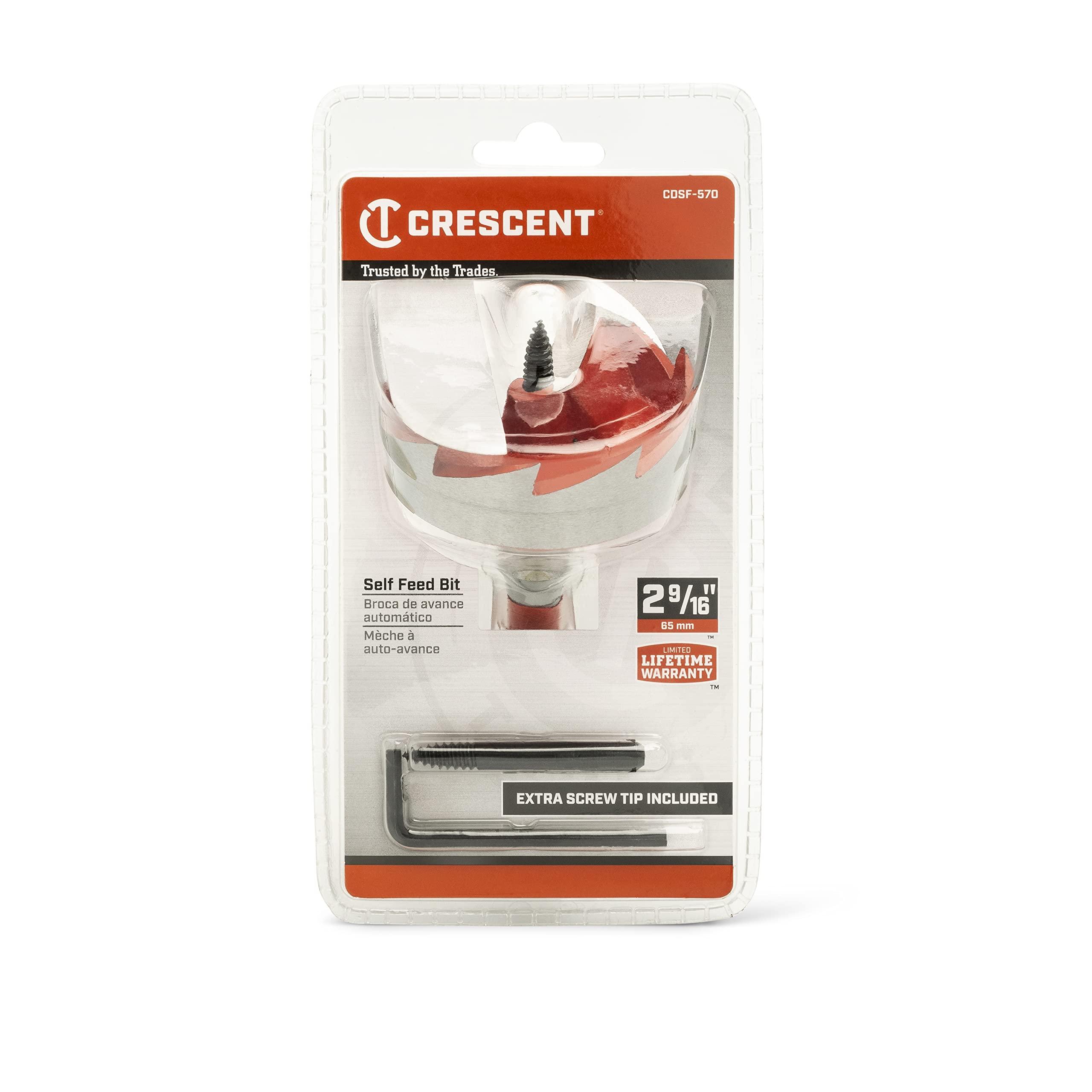 Crescent Self Feed Drill Bit | 5" x 2-9/16" | CDSF-570 - Image 6