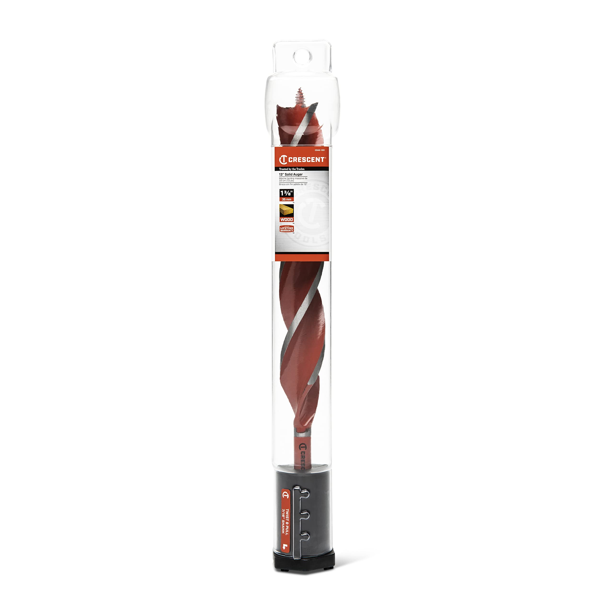 Crescent Solid Auger Drill Bit | 13" x 1-3/8" | CDAG-1351 - Image 6