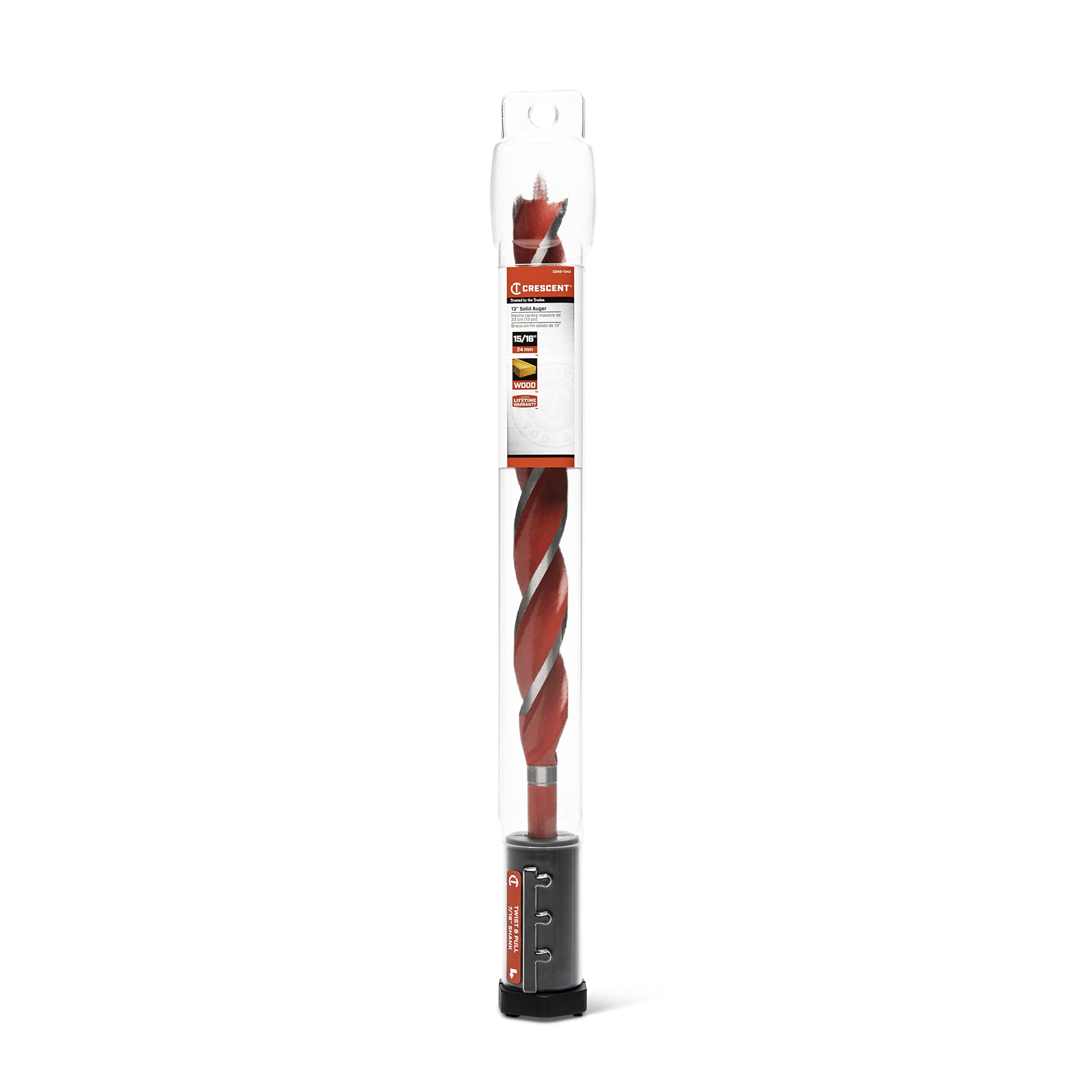 Crescent Solid Auger Drill Bit | 13" x 15/16" | CDAG-1343 - Image 6