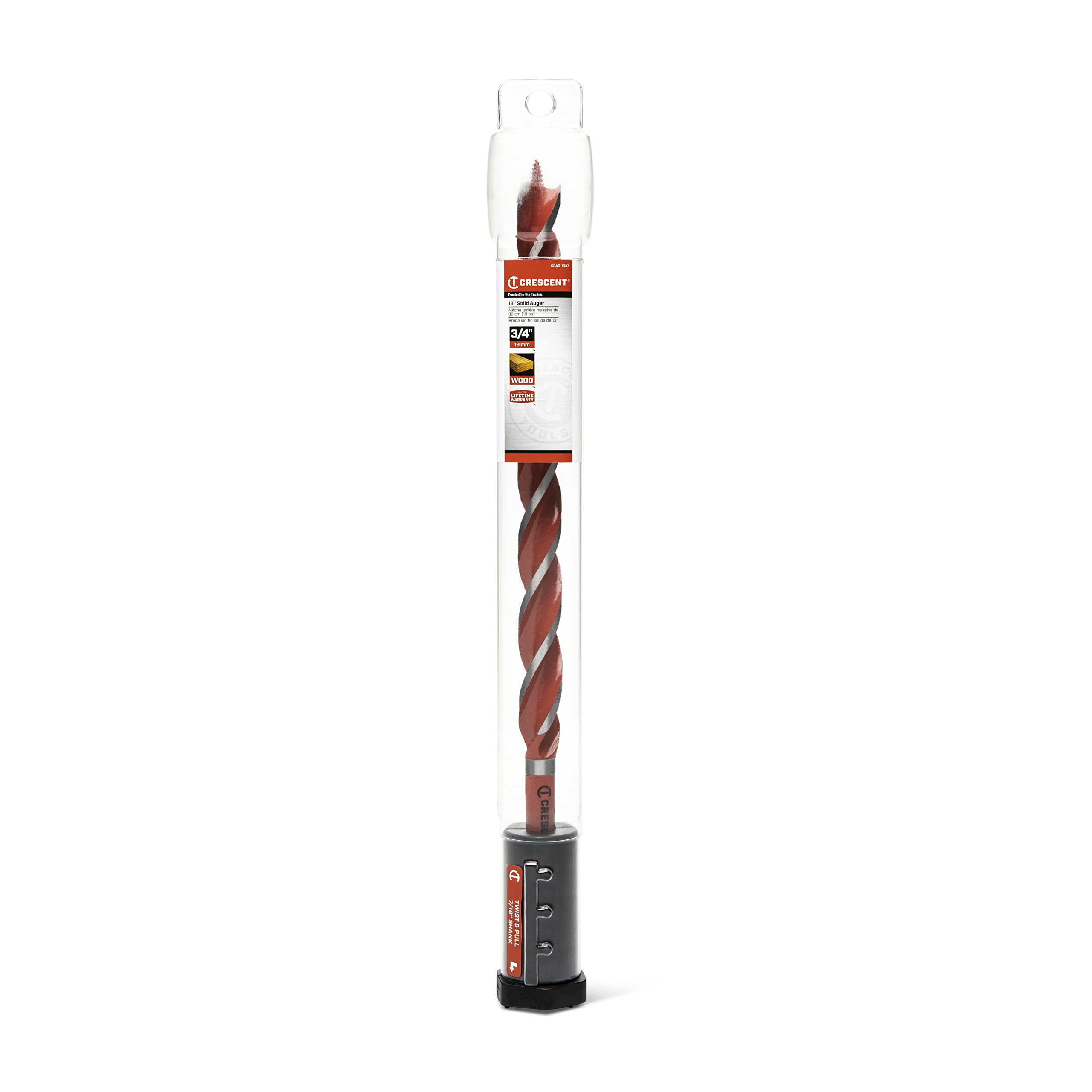 Crescent Solid Auger Drill Bit | 13" x 3/4" | CDAG-1337 - Image 6