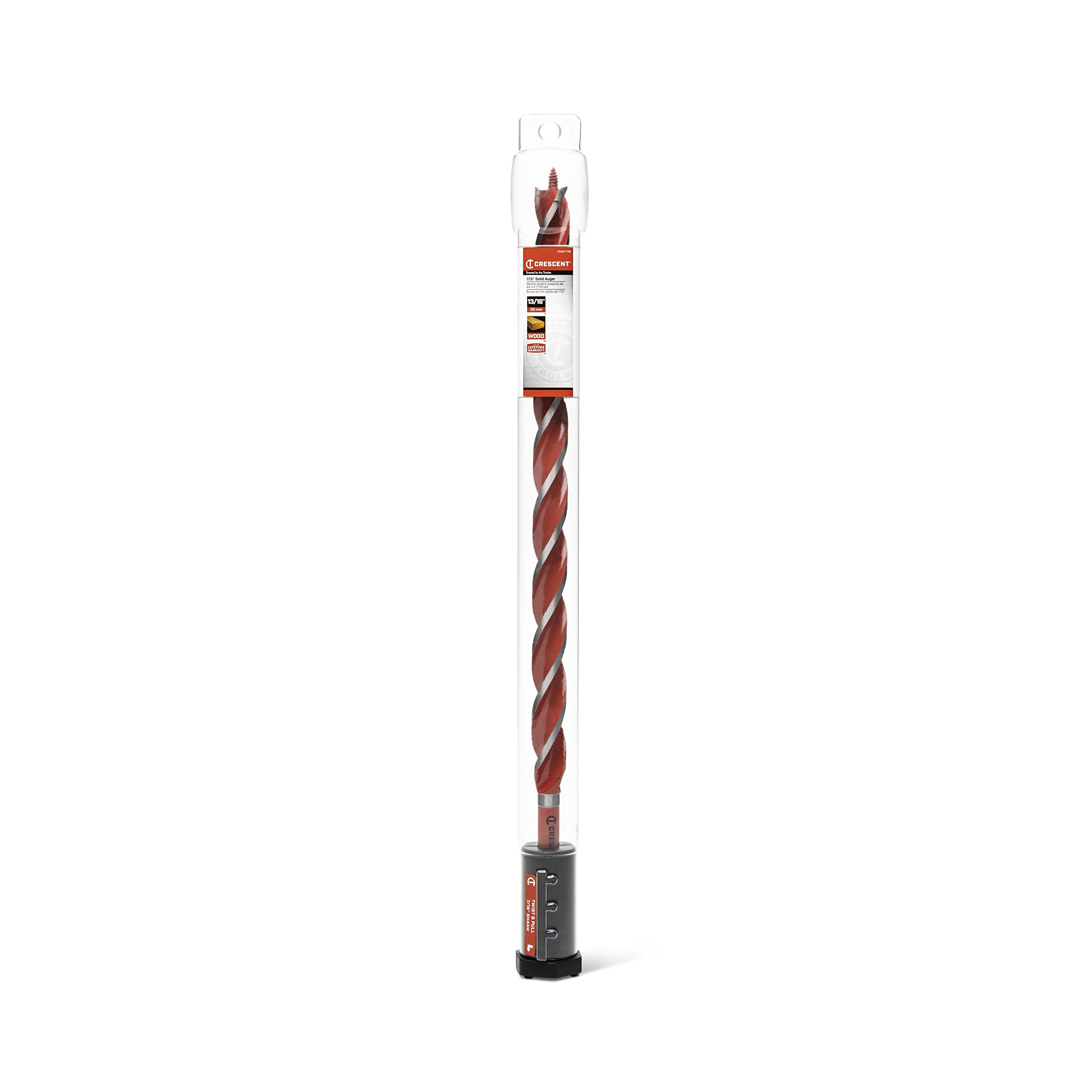 Crescent Solid Auger Drill Bit | 17" x 13/16" | CDAG-1739 - Image 6