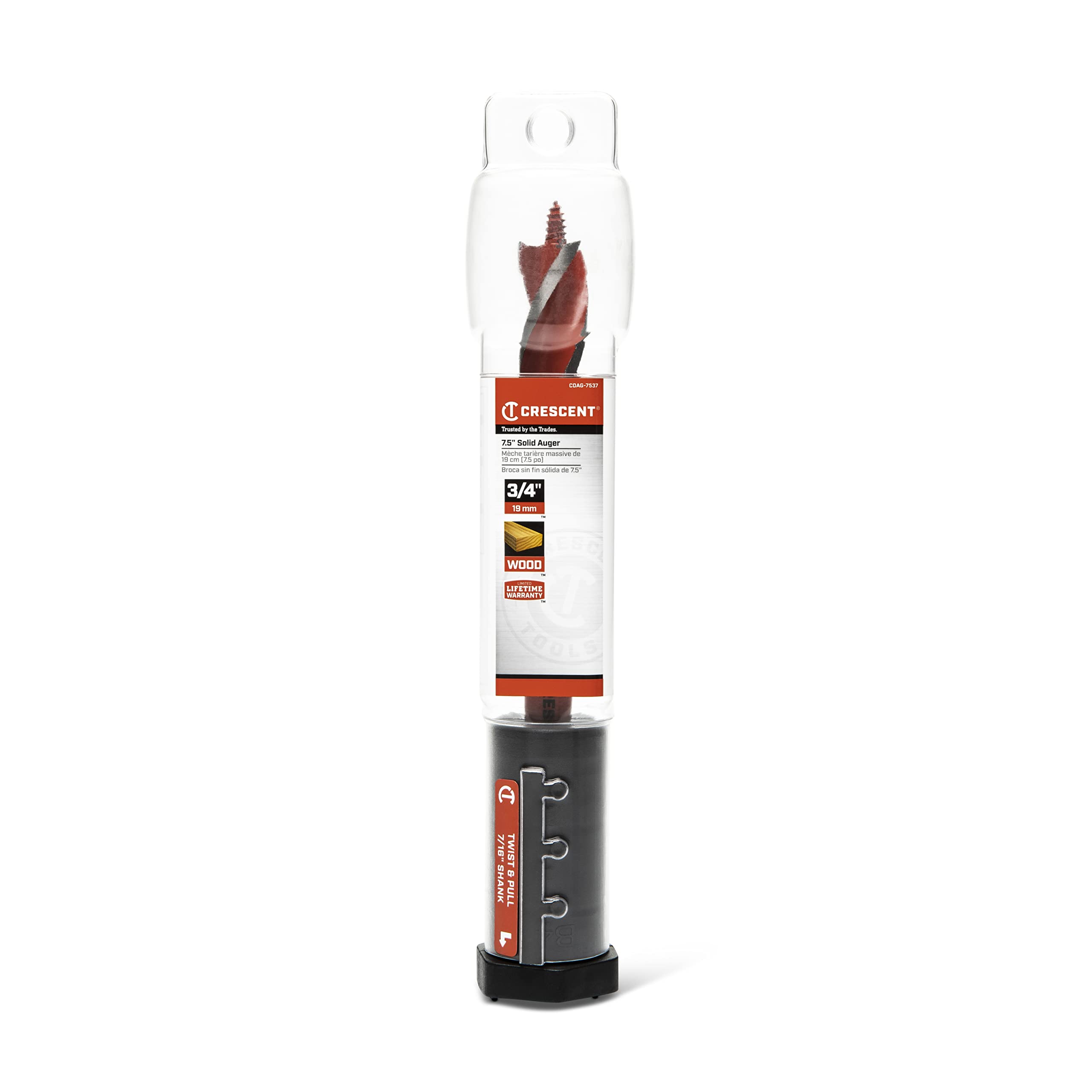 Crescent Solid Auger Drill Bit | 7.5" x 3/4" | CDAG-7537 - Image 6