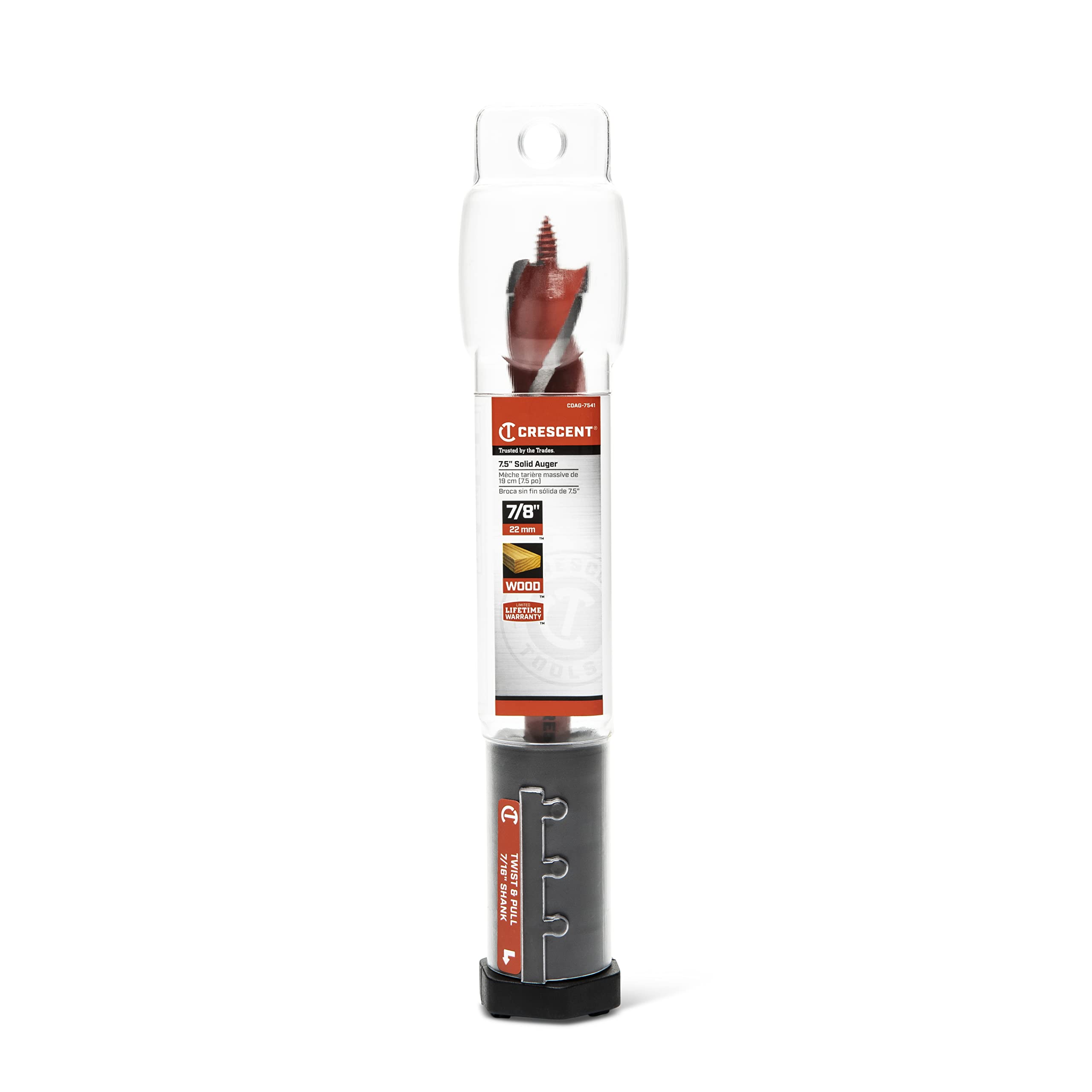 Crescent Solid Auger Drill Bit | 7.5" x 7/8" | CDAG-7541 - Image 6