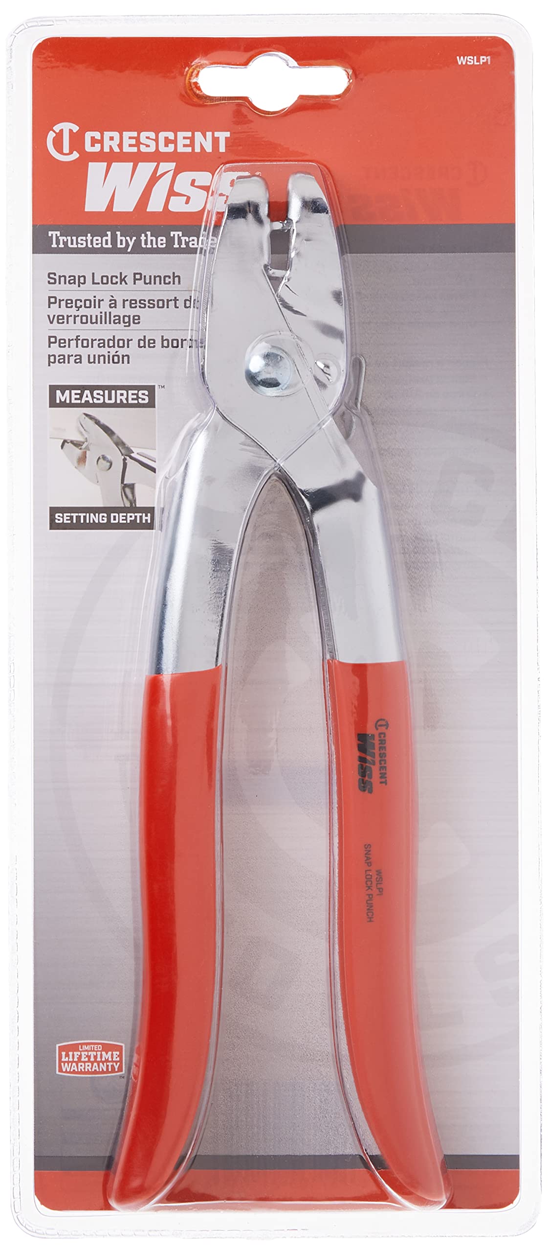 Crescent Wiss 11" Snap Lock Punch for Vinyl and Aluminum Siding and Plastic Skirting - WSLP1 , Red - Image 4