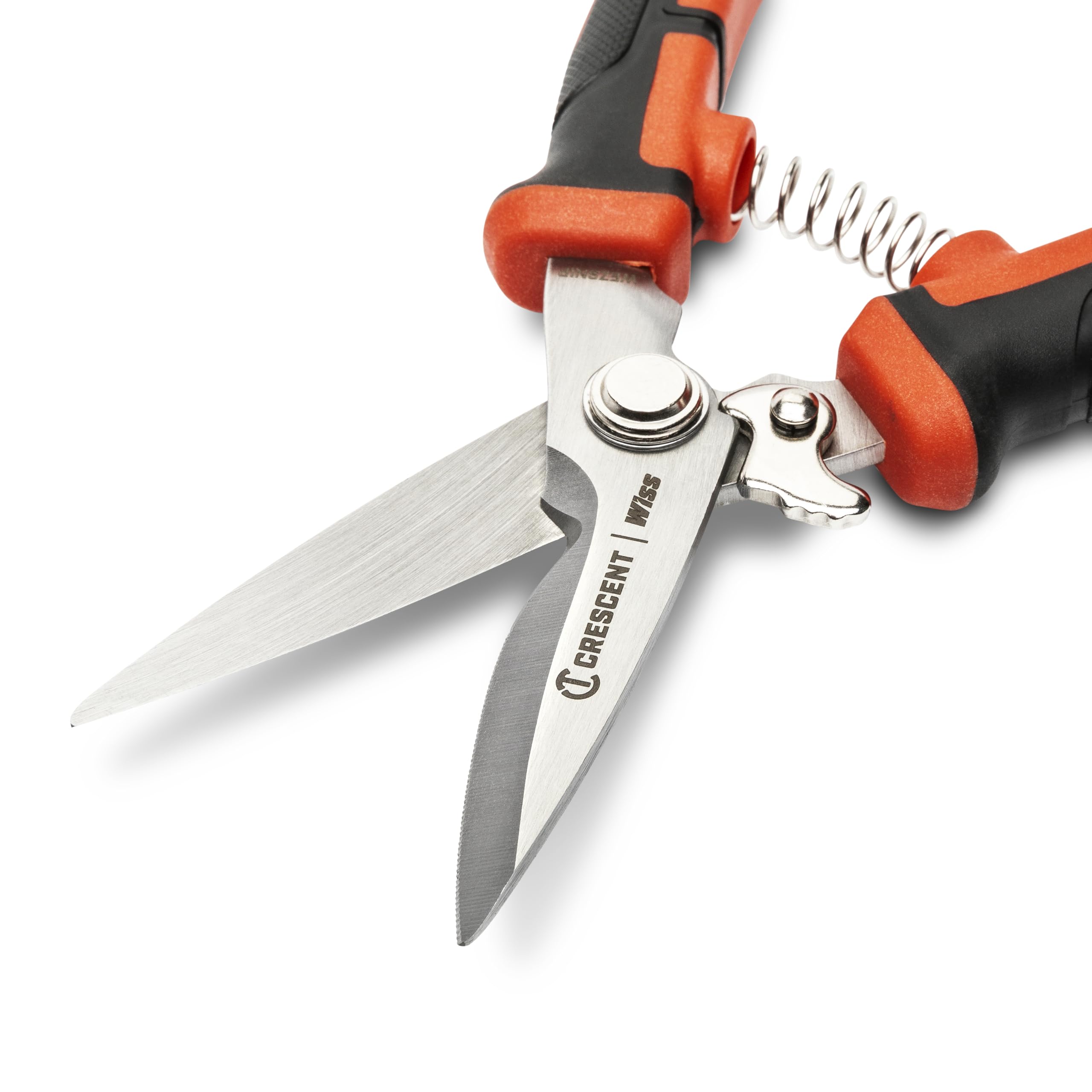 Crescent Wiss 8-1/2" EZ Utility Snip - Easy Snips for Home Improvement, Repair Shops & Garden - Heavy Duty Electrician Tools - WEZSNIP - Image 4
