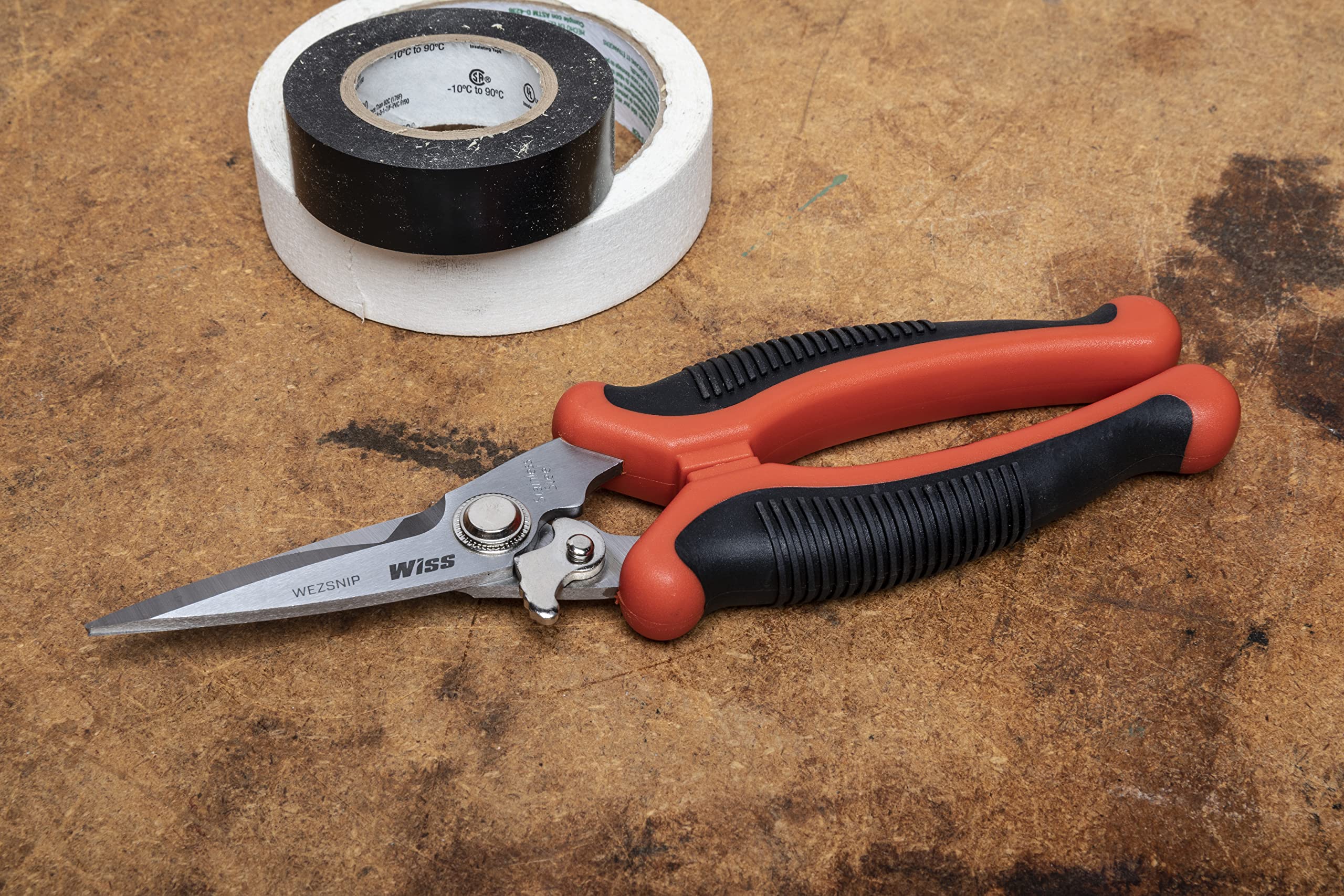 Crescent Wiss 8-1/2" EZ Utility Snip - Easy Snips for Home Improvement, Repair Shops & Garden - Heavy Duty Electrician Tools - WEZSNIP - Image 6