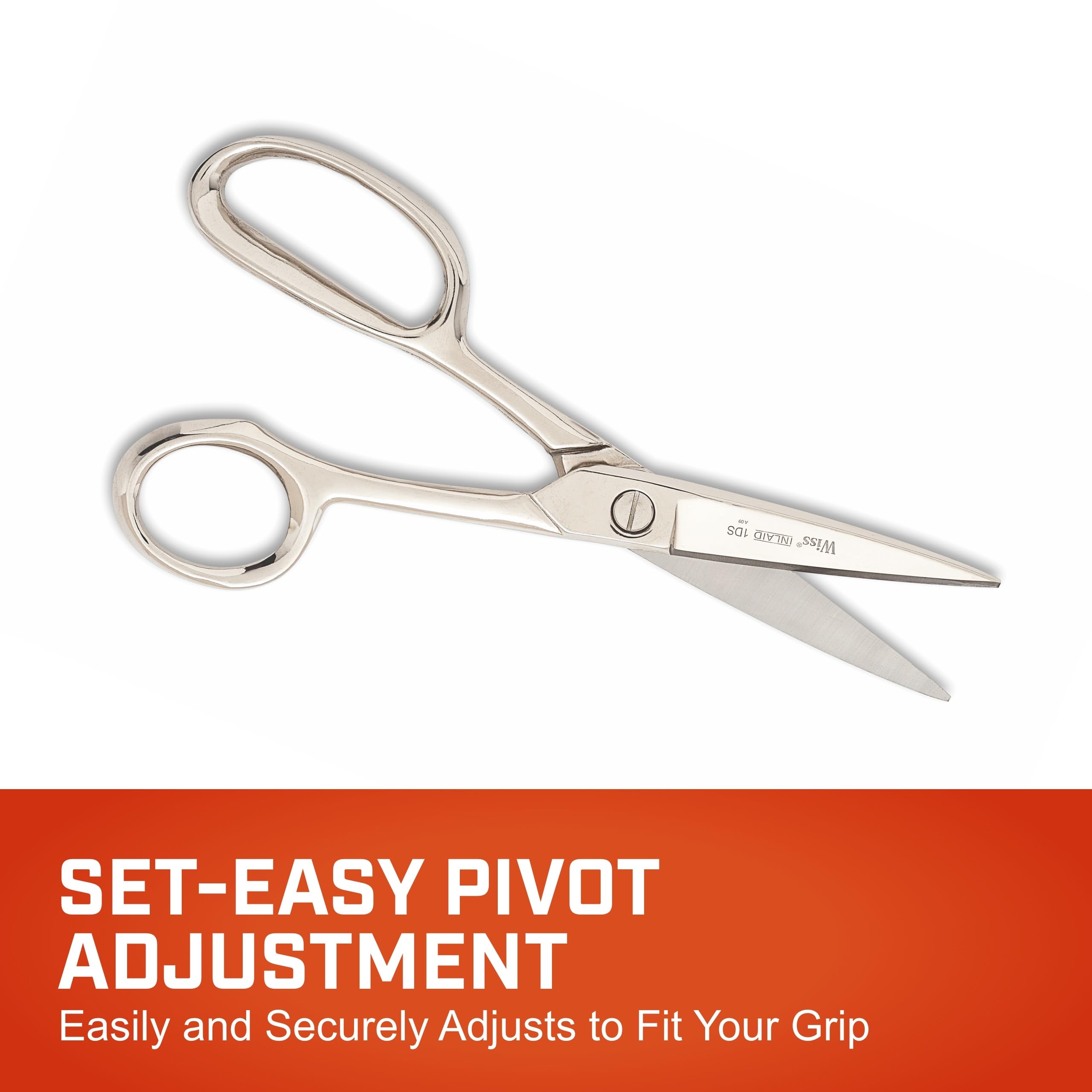 Crescent Wiss 8-1/2" Industrial Inlaid Shears - Professional Poultry Cutting Scissors - Heavy Duty Hand Tool - 1DSN - Image 4