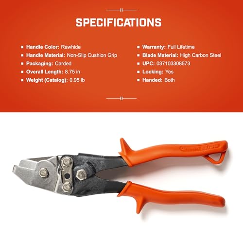 Crescent Wiss 8-3/4" Hand Notcher - WHN1N - Image 5