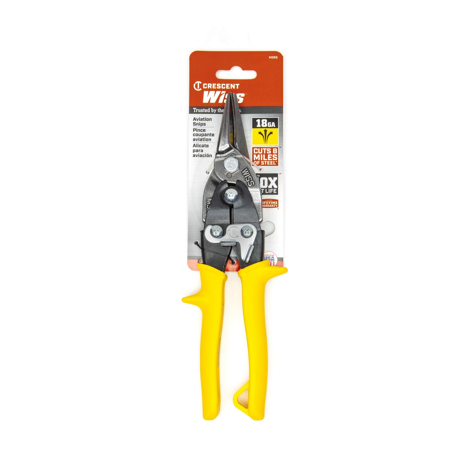 Crescent Wiss 9-3/4 Inch MetalMaster Compound Action Snips - Straight, Left and Right Cut - M3R - Image 13