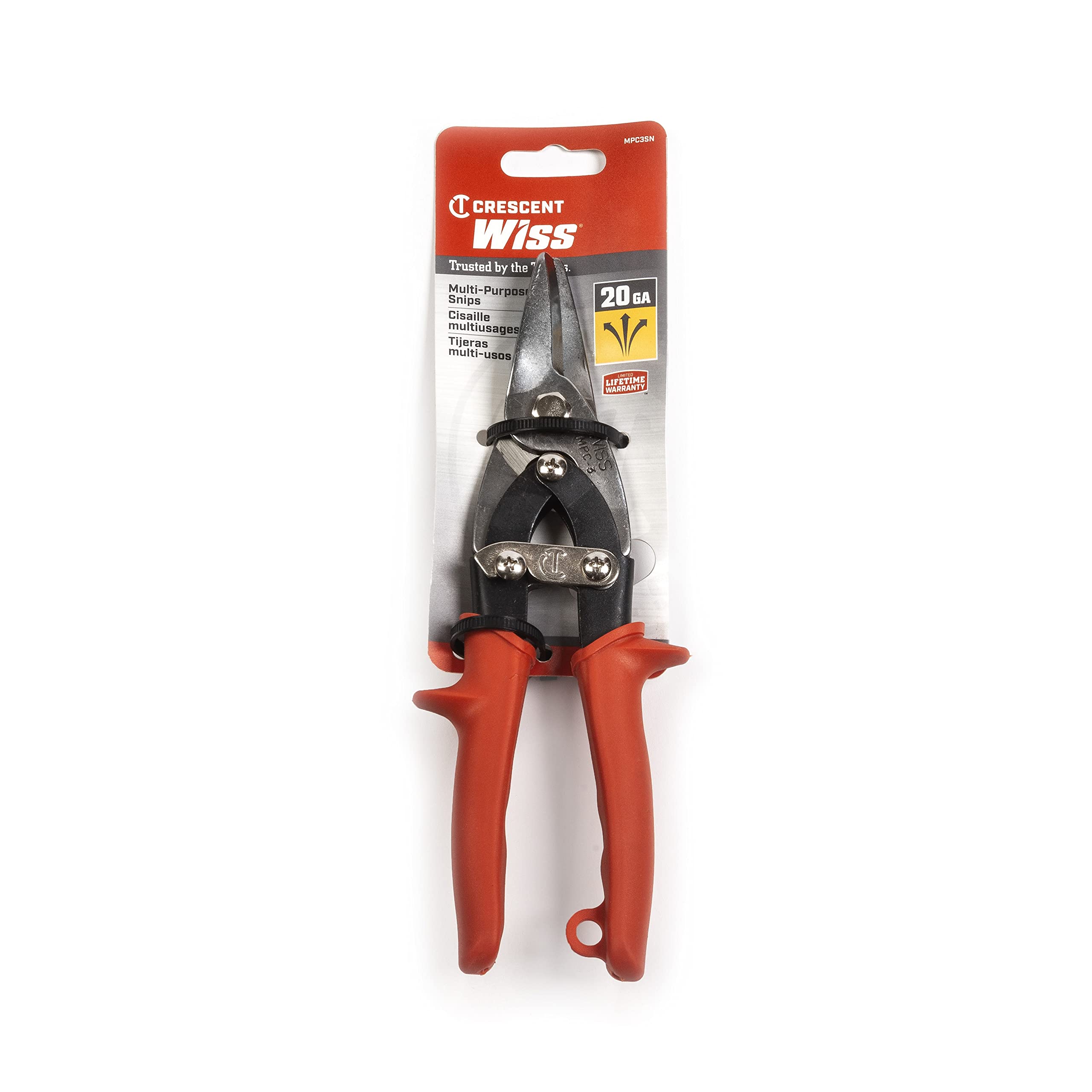 Crescent Wiss 9" Metal Wizz Multipurpose Snips - MPC3N - Image 3
