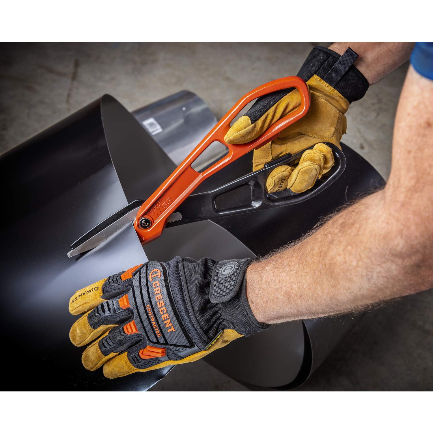 Crescent Wiss Lightweight Aluminum Tinner Snips - Durable Metal Cutter Tool with Torque Control & Adjustable Pivot Bolt - WAL13S - 12" - Image 2