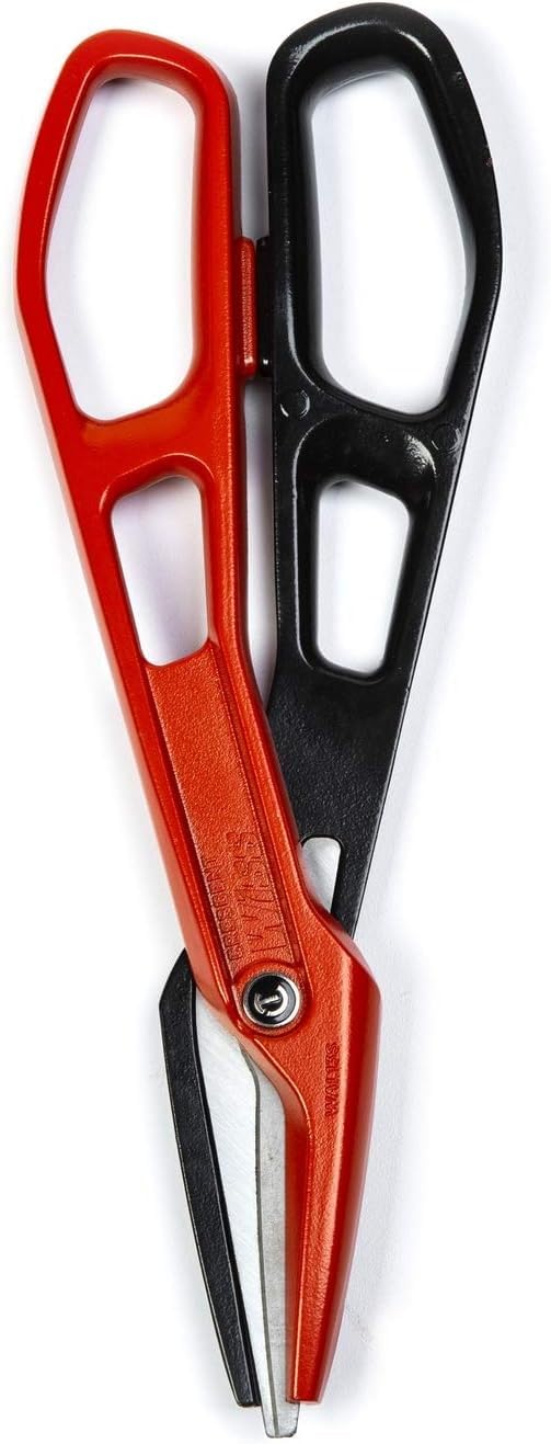 Crescent Wiss Lightweight Aluminum Tinner Snips - Durable Metal Cutter Tool with Torque Control & Adjustable Pivot Bolt - WAL13S - 12" - Image 8