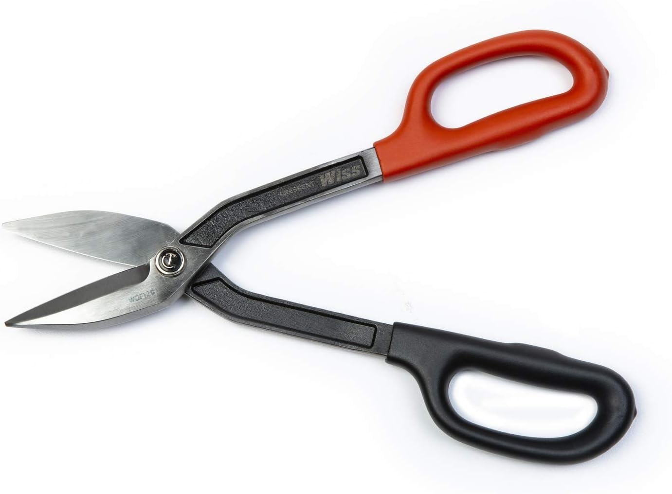 Crescent Wiss Straight Pattern Tinner Snips - Durable, Heavy-Duty Cutting Tool with Torque Control & Ergonomic Handles - WDF12S - 12" - Image 2