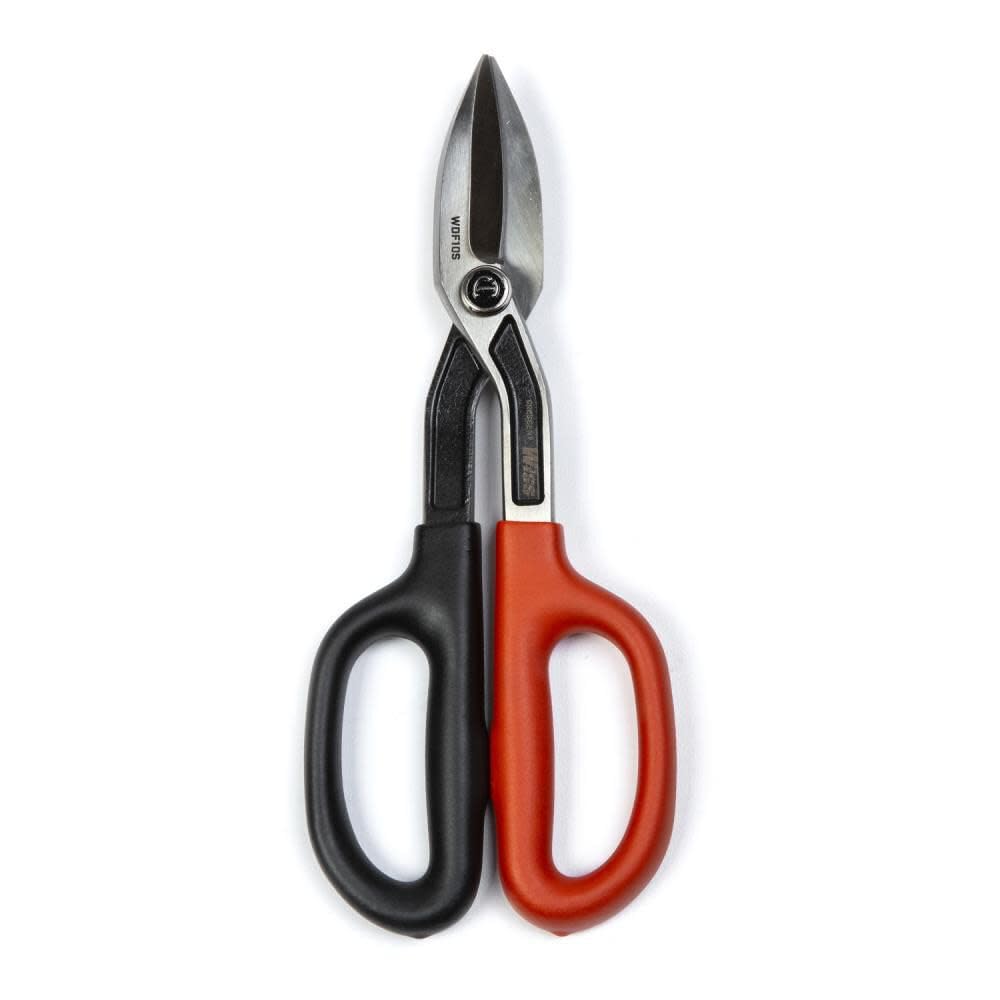 Crescent Wiss Straight Pattern Tinner Snips - Durable, Heavy-Duty Cutting Tool with Torque Control & Ergonomic Handles - WDF12S - 10" - Image 2
