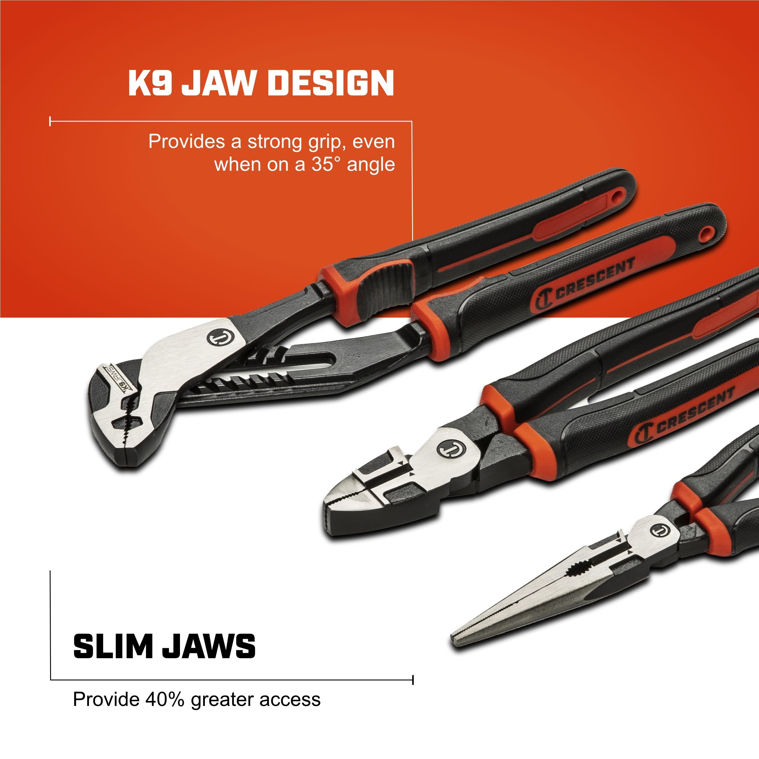 Crescent - Z2 3Pc Mixed Dual Material Plier Set (Z2SET3CG-06) - Image 3