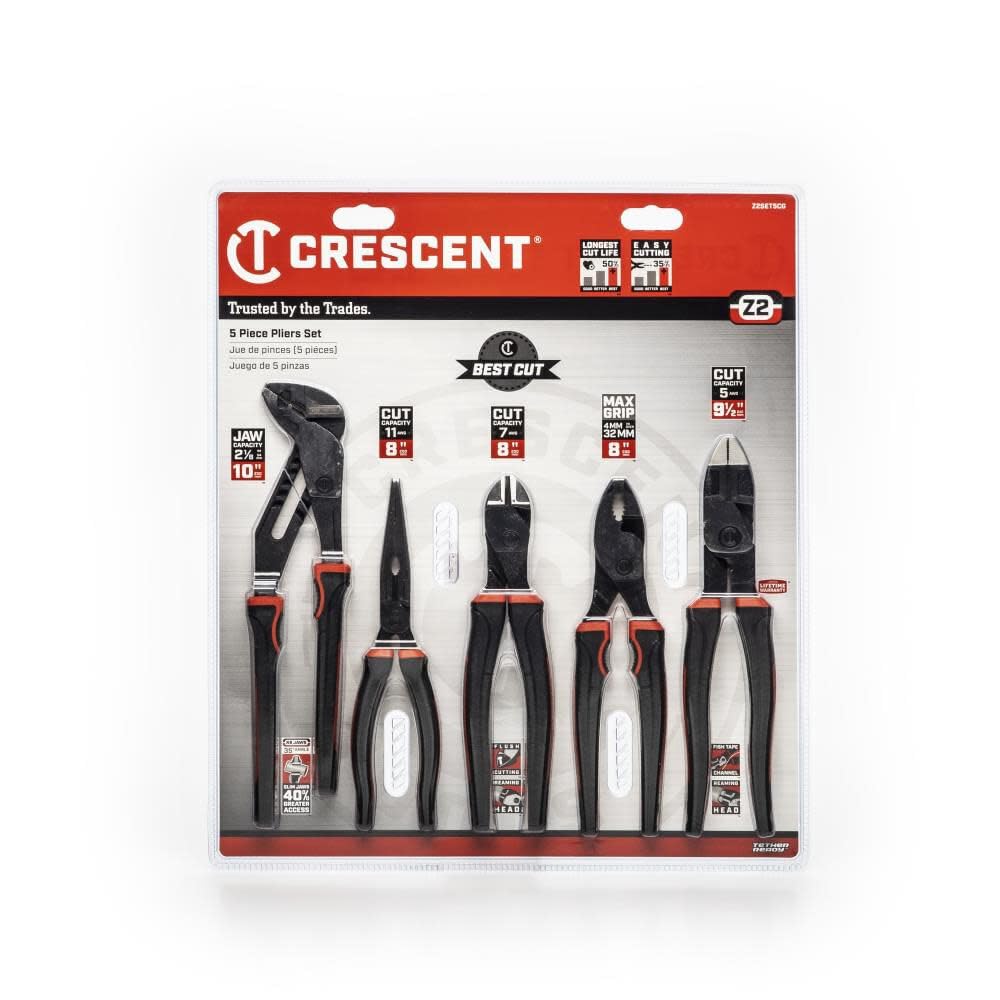 Crescent - Z2 5Pc Mixed Dual Material Plier Set (Z2SET5CG-06) - Image 3