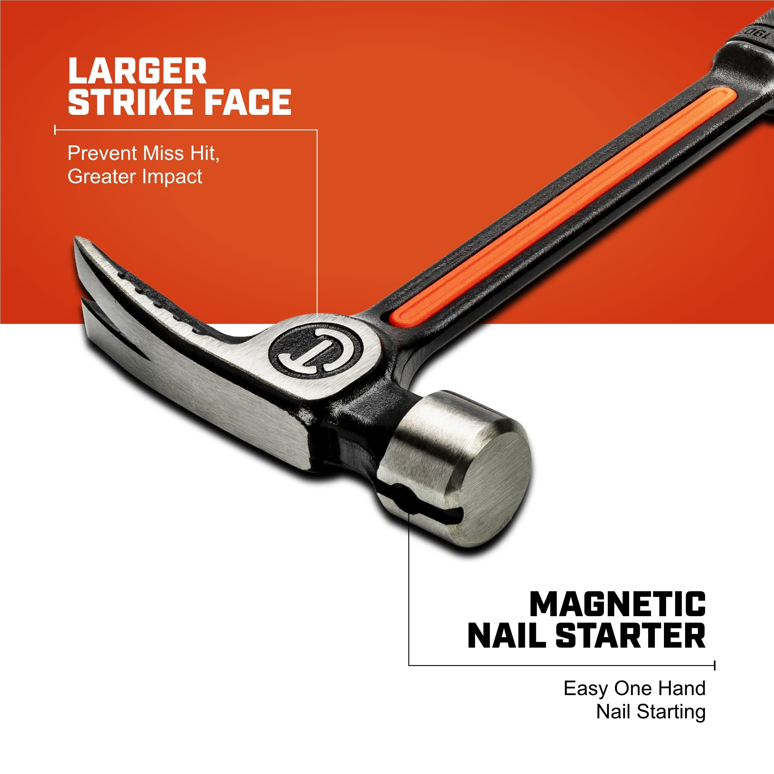 Tools Crescent - Crescent Hammer Steel Frame Smooth 22 Oz (CHSFRS22-06) - Image 3